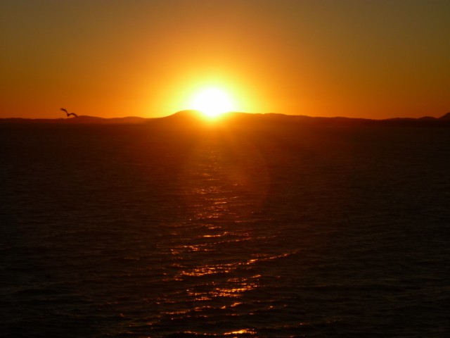 Pôr-do-sol na Casapueblo