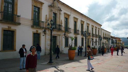 Plaza Bolívar em Tunja