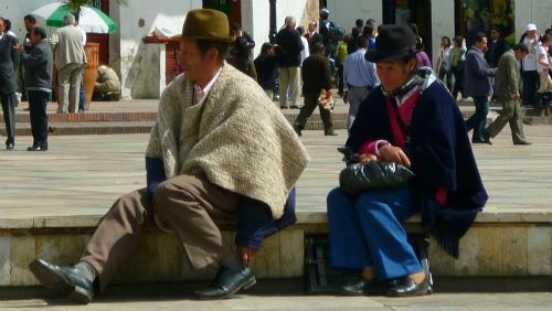 Plaza Bolívar em Tunja