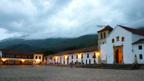 Anoitecer em Villa de Leyva