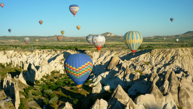 Voo de balão na Capadócia, Turquia (Foto: Esse Mundo É Nosso)