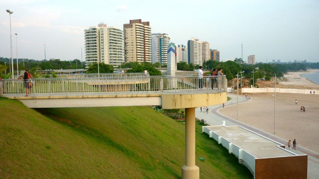 Praia da Ponta Negra, Manaus (Foto: Esse Mundo É Nosso)