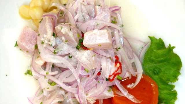 Receita de Ceviche Peruano - Prato em Lima (Foto: Esse Mundo É Nosso)