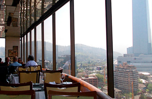 Restaurante Giratório em Santiago (Foto: Esse Mundo é Nosso)