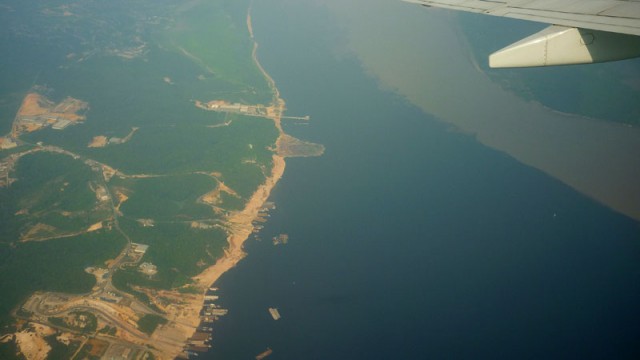 Encontro das águas em Manaus (Foto: Esse Mundo É Nosso)