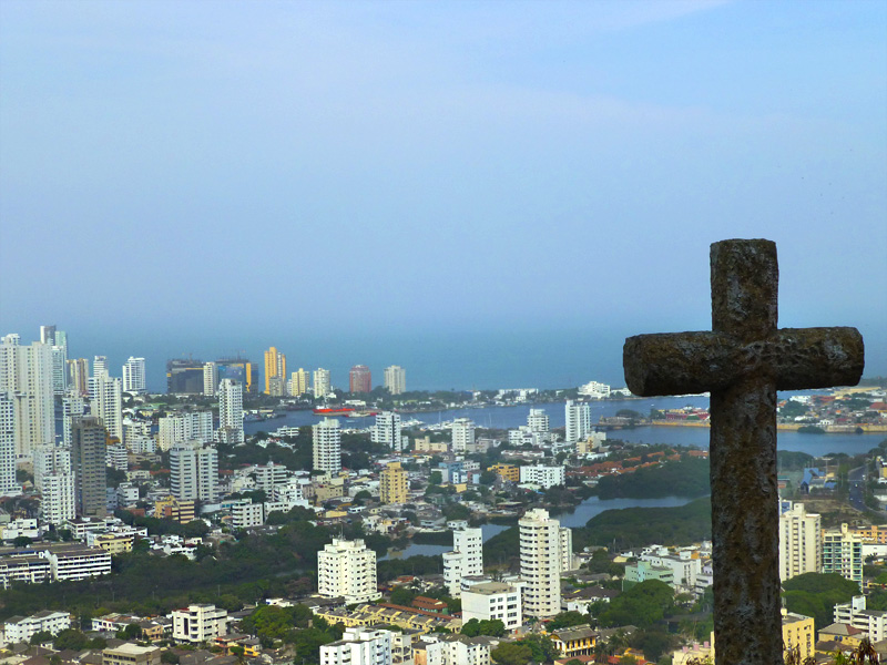 Mirante em Cartagena: Convento Santa Cruz de La Popa (Foto: Esse Mundo É Nosso)