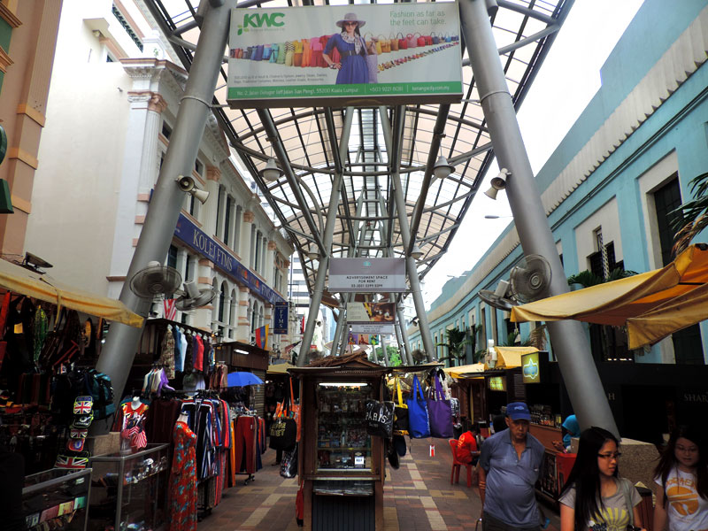 O que fazer em Kuala Lumpur: Kasturi Walk (Foto: Esse Mundo É Nosso)