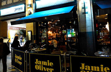 Jamie's Italian em Londres (Foto: Esse Mundo é Nosso)