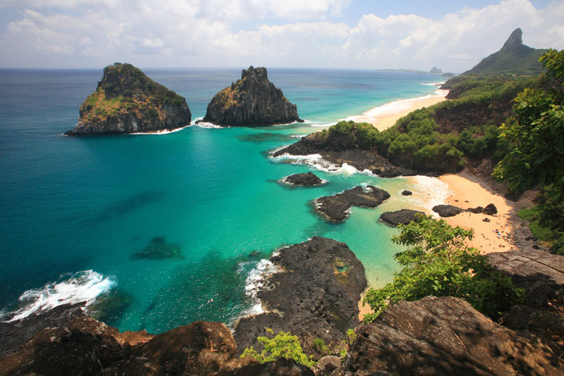 Praias Azuis do Brasil - Baía dos Porcos (Foto: Fotos Hans von Manteuffel/Setur/Turismo Pernambuco)