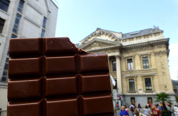 Chocolate em Bruxelas, na Bélgica (Foto: Esse Mundo é Nosso)