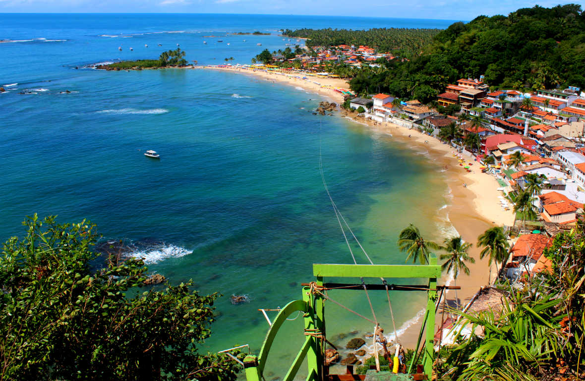 As praias de Morro de São Paulo, na Bahia As praias de Morro de São Paulo, na Bahia