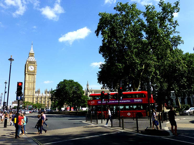 Londres em dia de sol (Foto: Esse Mundo é Nosso)