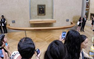 Mona Lisa no Museu do Louvre (Foto: Esse Mundo é Nosso)
