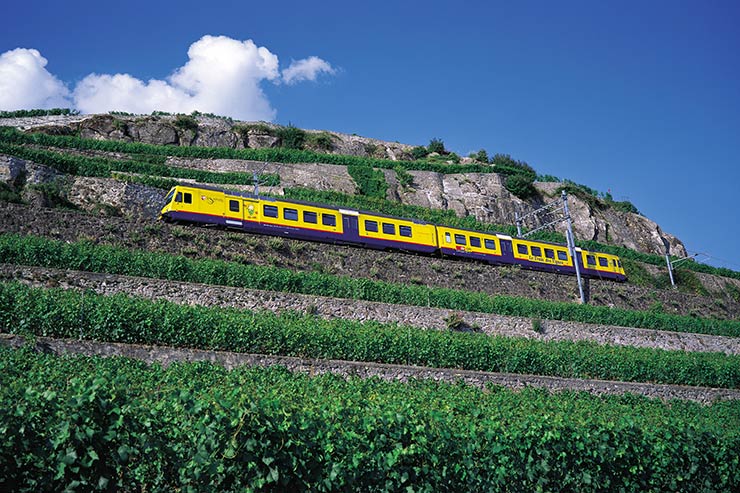 Train des Vignes - Região de Lavaux, Suíça (Foto: Swiss Image)