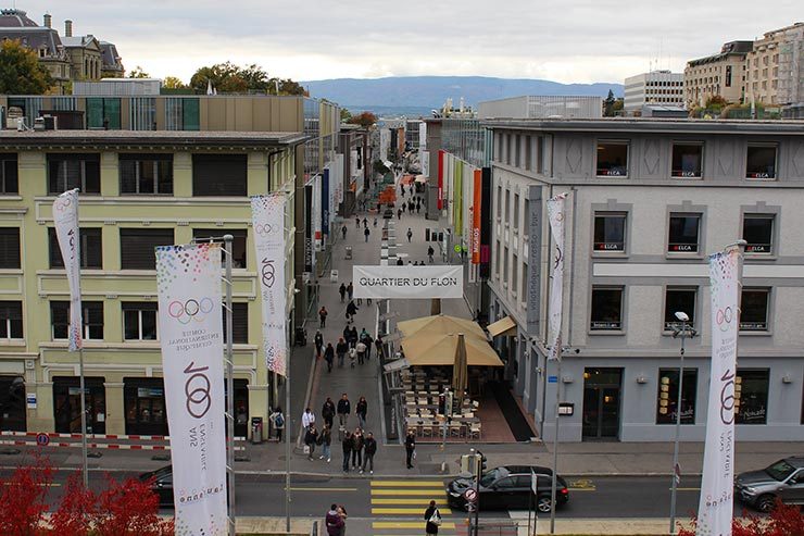 Dicas de Lausanne, Suíça - Quartier du Flon (Foto: Esse Mundo É Nosso)