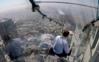 Skyslide Los Angeles (Foto: Reprodução de vídeo/CBS This Morning)