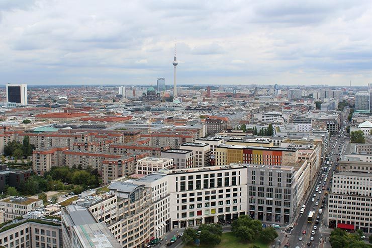 Panoramapunkt: A plataforma com vista panorâmica de Berlim (Foto: Esse Mundo É Nosso)