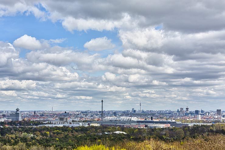 Mirantes em Berlim: Teufelsberg (Foto via Shutterstock)