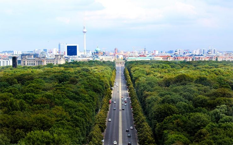 Mirantes em Berlim: Coluna da Vitória (Foto: Esse Mundo É Nosso)