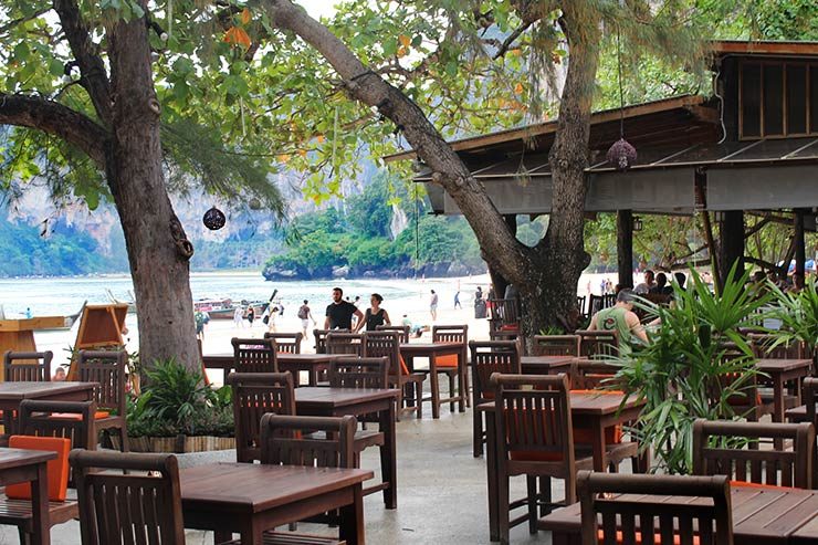 Onde comer em Railay: Sand Sea (Foto: Esse Mundo É Nosso)