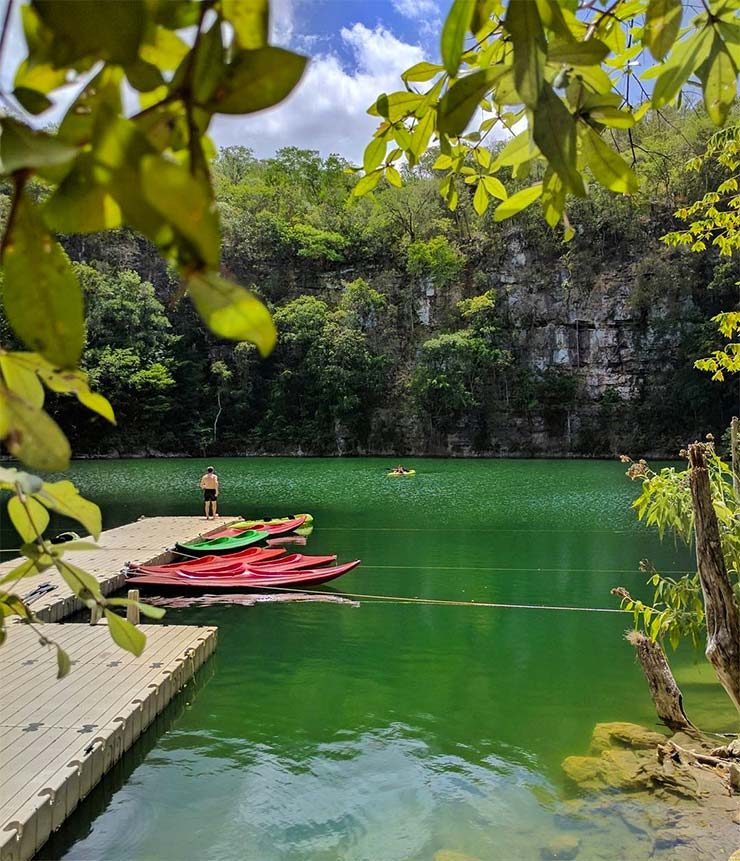 Cenotes de Miguel Colorado, Campeche - México (Foto: Esse Mundo É Nosso)