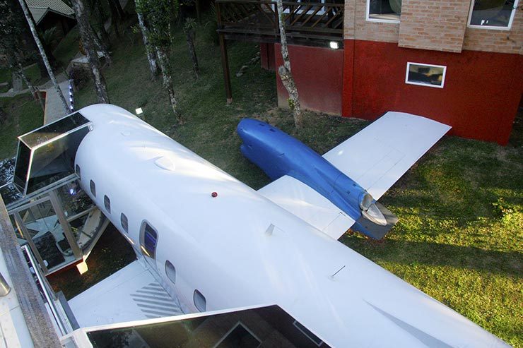 Uma suíte de hotel num avião: Viviê Pousada (Foto: Divulgação)