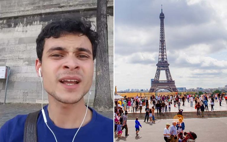 Cearense mostra a Paris sem Charme