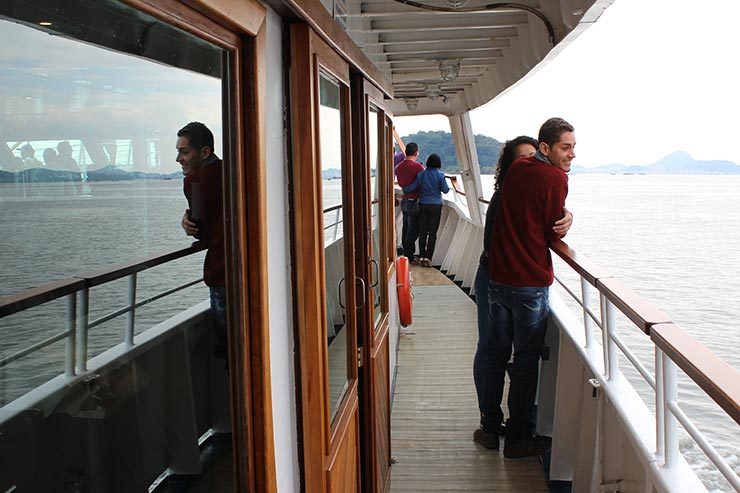 Barco Príncipe de Joinville a São Francisco do Sul (Foto: Esse Mundo É Nosso)