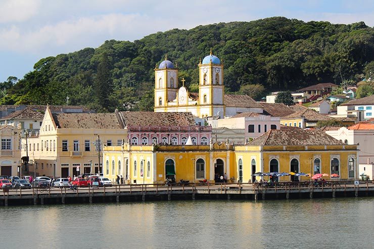 Barco Príncipe de Joinville a São Francisco do Sul (Foto: Esse Mundo É Nosso)