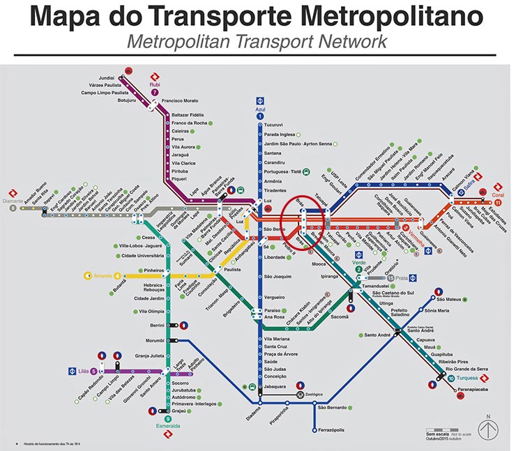 Como chegar no Brás de metrô e trem, bairro de compras em SP