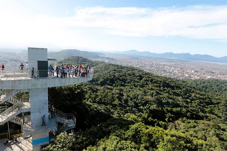 Visita ao Mirante de Joinville (Foto: Divulgação/Prefeitura de Joinville)