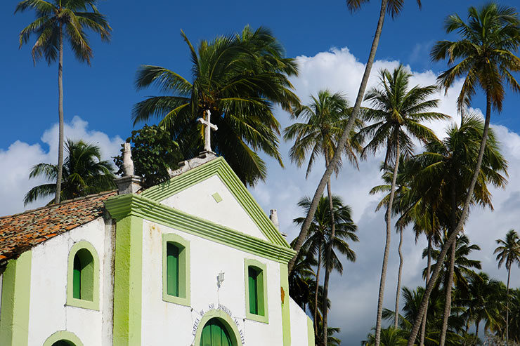 Igrejinha da Praia dos Carneiros - Capela de São Benedito (Foto: Esse Mundo É Nosso)