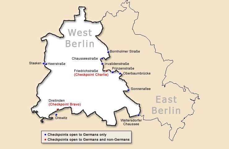 Mapa do Muro de Berlim [Imagem: ChrisO (CC BY-SA 3.0)]