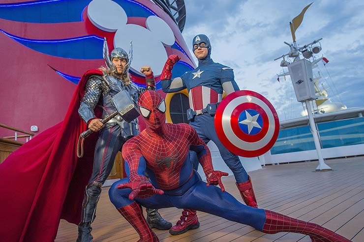 Marvel at the Sea nos navios Disney (Foto: Divulgação)