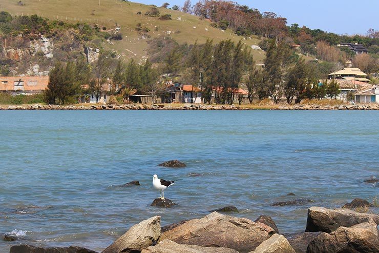 Ponta da Barra, em Laguna (Foto: Esse Mundo É Nosso)