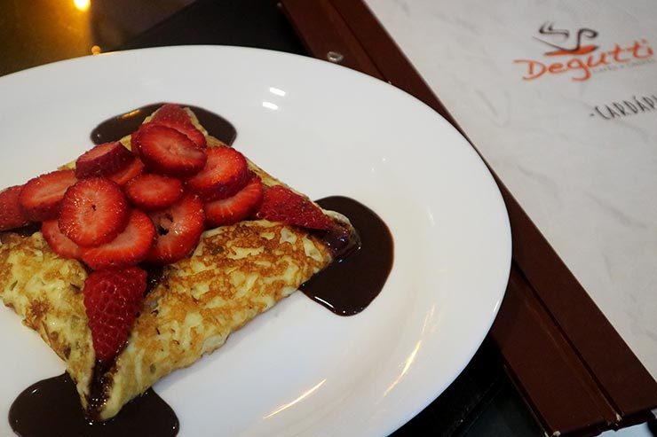 Onde comer na Praia dos Carneiros: Degutti Cafés e Crepes (Foto: Esse Mundo É Nosso)