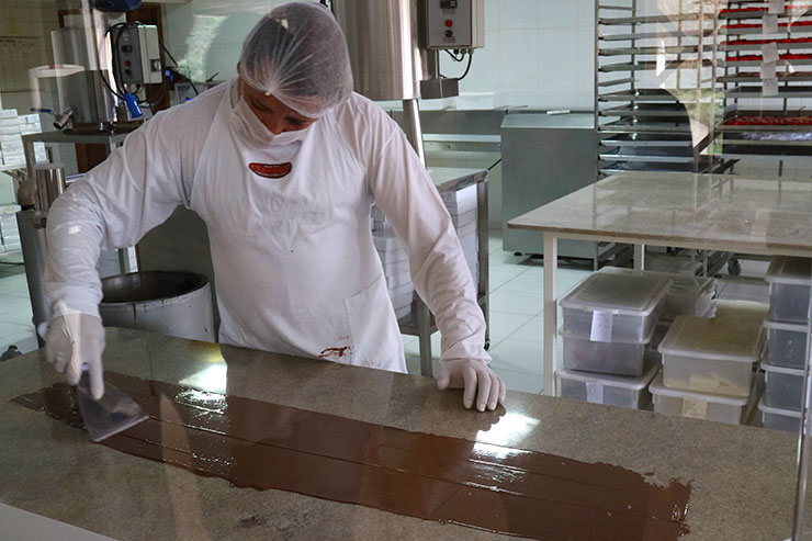 Fábrica de chocolate Gressoney (Foto: Esse Mundo é Nosso)