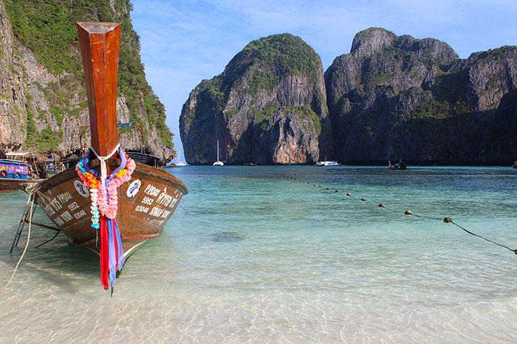 Praias de Phi Phi, na Tailândia (Foto: Esse Mundo é Nosso)