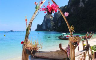 Praias de Phi Phi, na Tailândia (Foto: Esse Mundo é Nosso)