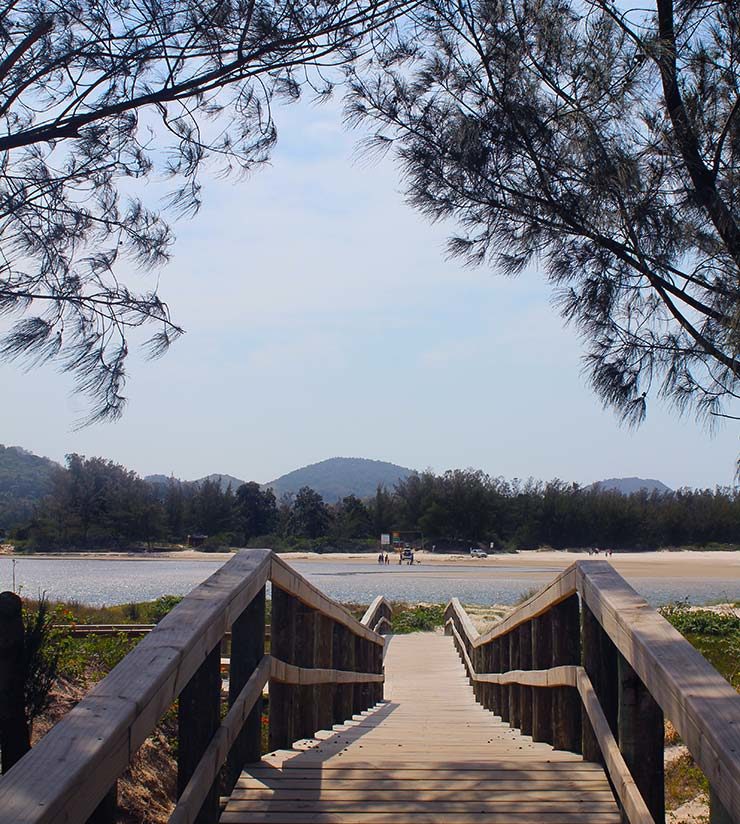 Barra de Ibiraquera, Santa Catarina (Foto: Esse Mundo É Nosso)