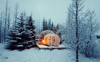 Hotel Bolha na Islândia (Foto: Reprodução/Instagram Buubble Iceland)