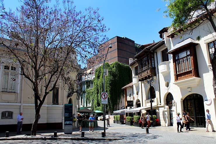 Quando ir pra Santiago: Bairro Lastarria (Foto: Esse Mundo É Nosso)