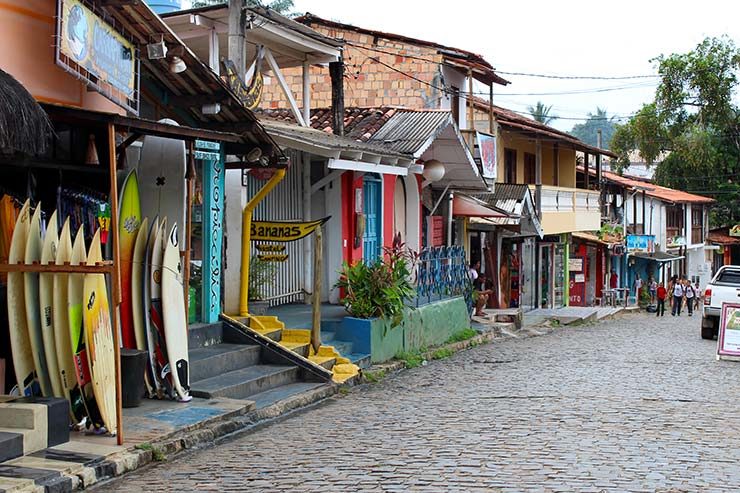 O que fazer em Itacaré: Rua da Pituba (Foto: Esse Mundo É Nosso)