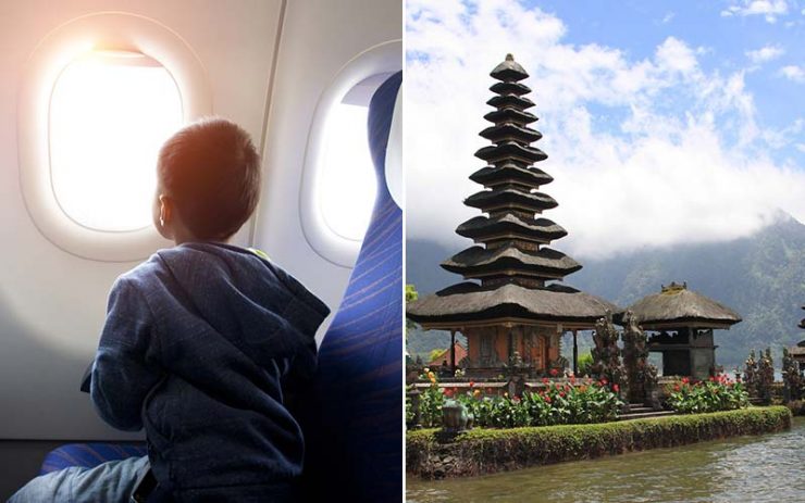 Menino de 12 anos rouba cartão da mãe e viaja pra Bali sozinho (Foto da esquerda via Shutterstock / Dir. Pixabay)
