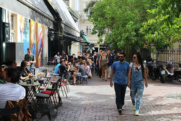 O que fazer em Atenas, Grécia - Rua Agias Irinis (Foto: Esse Mundo É Nosso)