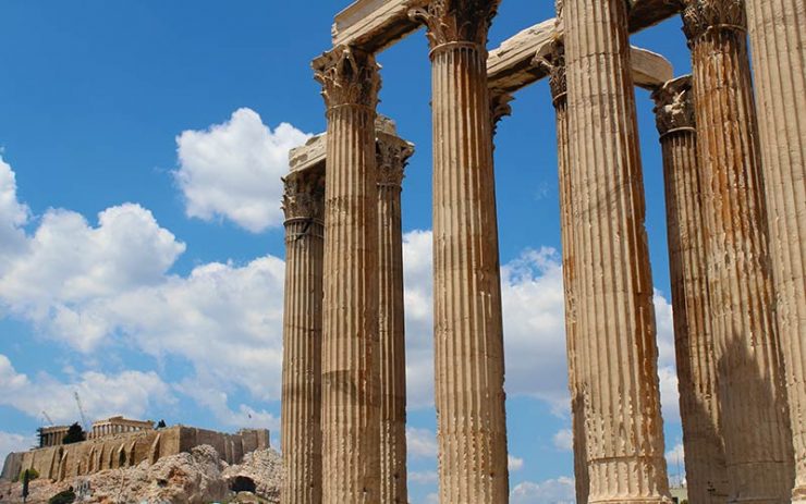 O que fazer em Atenas, Grécia - Templo de Zeus Olímpico (Foto: Esse Mundo É Nosso)