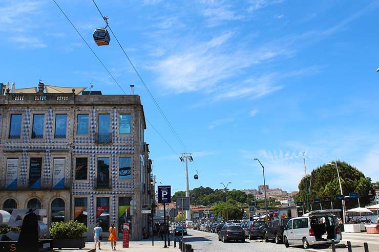 Teleférico em Vila Nova de Gaia, Portugal (Foto: Esse Mundo É Nosso)