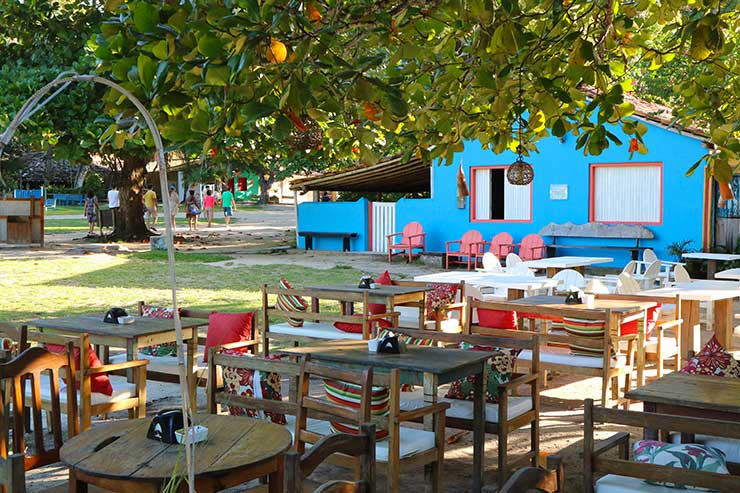 Arraial d'Ajuda ou Trancoso - Bares e Restaurantes no Quadrado de Trancoso