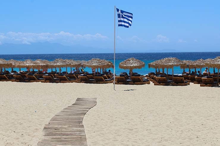 As melhores praias de Mykonos - Agrari (Foto: Esse Mundo É Nosso)