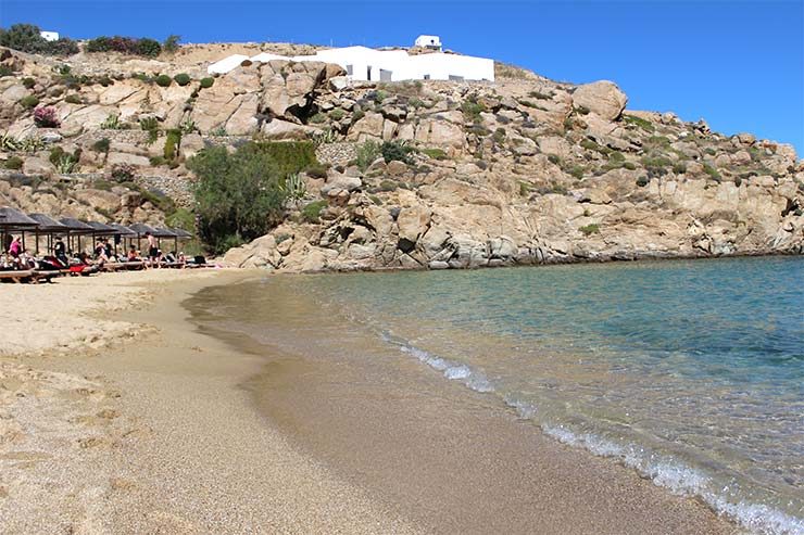 As melhores praias de Mykonos - Super Paradise (Foto: Esse Mundo É Nosso)